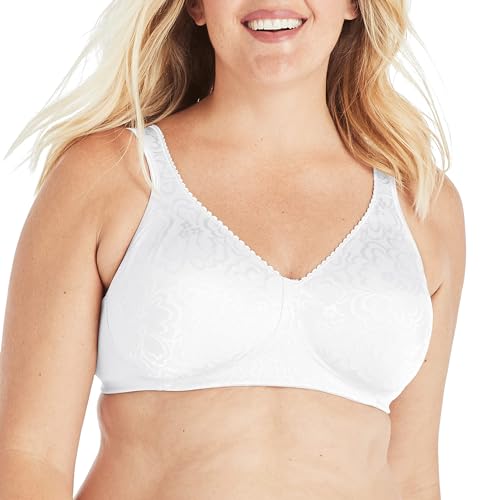 PLAYTEX Womens 18 Hour Ultimate Lift and Support Wire Free Us4745, Available in Single 2-Packs Bras, White, 38B US