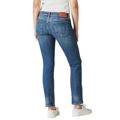 Lucky Brand womens Mid Rise Sweet Straight Jean, Tanzanite, 28W x 30L US