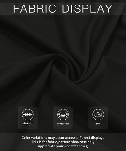 YSYOKOW Long Skirts for Women Flowy Elastic High Waist Midi A-line Skirt for 2026 Casual Boho Trendy(Black, Small)