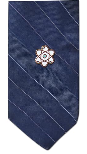 Novel Merk Science & Chemistry Icons Lapel Pin, Hat Pin & Tie Tack Set with Clutch Back (3-Chemistry Neutrons)