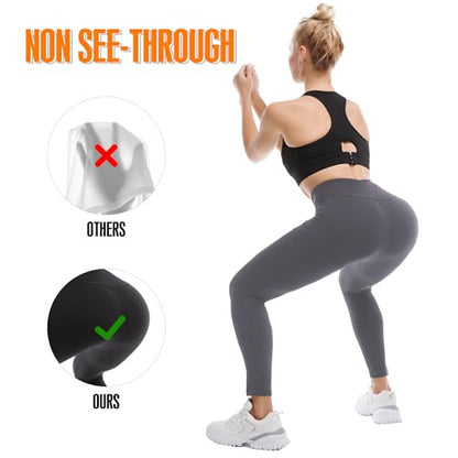 Ipletix Leggings for Women, High Waisted Women Leggings Yoga Pants Grey