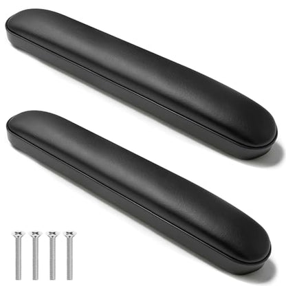 Bgxizin Padded Armrests for Wheelchair, Premium Wheelchair Armrest Pads, 13-7/8" Long Wheelchair Armrest Replacement Parts, Compatible with All Brands(1 Pair)