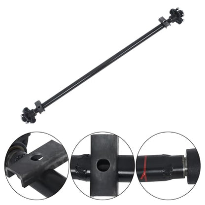 Thomletha Trailer Axle 2000 lbs Axle Beam 5 Lug Trailer Axle 56.5 inch Hub Face 46.5 inch Spring Center