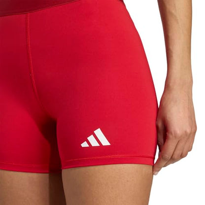 Adidas Women's Techfit Volleyball Shorts, Team Power Red, X-Small/5"