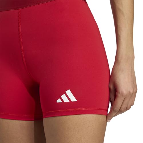 Adidas Women's Techfit Volleyball Shorts, Team Power Red, X-Small/5"