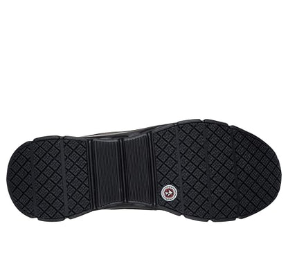 Skechers Men's Slip-Resistant Glide-Step Pro Slip-ins Work Sneakers, Black, 8.5