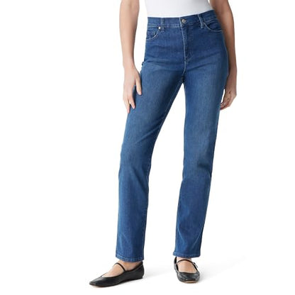 Gloria Vanderbilt womens Amanda Classic High Rise Tapered Jeans, Frisco, 16 Regular US