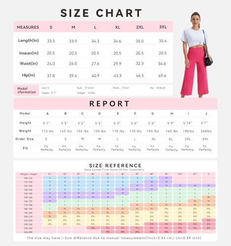 THE GYM PEOPLE Bootleg Yoga Capris Pants for Women Tummy Control High Waist Workout Flare Crop Pants with Pockets (Large, Black)