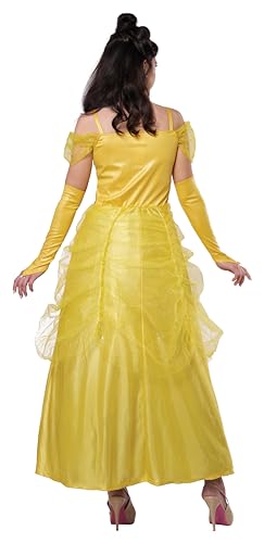 Women's Classic Beauty Princess Costume - Fairytale Long Dress with Gloves