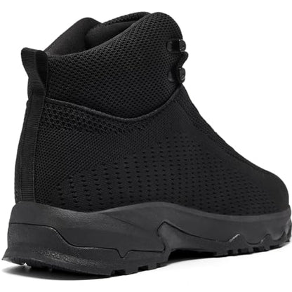 SHULOOK Non Slip Work Boots for Men Slip Resistant Lightweight Kitchen Chef Shoes for Restaurant Food Service Comfy Working Shoe Ankle Support Mesh Walking Footwear Black 11