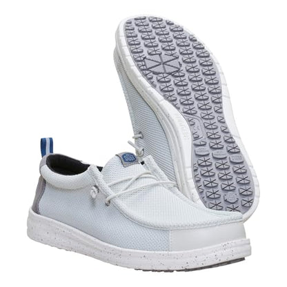 HEYDUDE Wally Work CE Dawn Blue Size 10, Mens Shoes, Men's Slip-on Loafers, Comfortable & Light-Weight