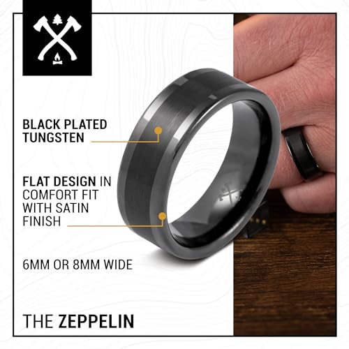Manly Bands The Zeppelin (8mm) - Size 12