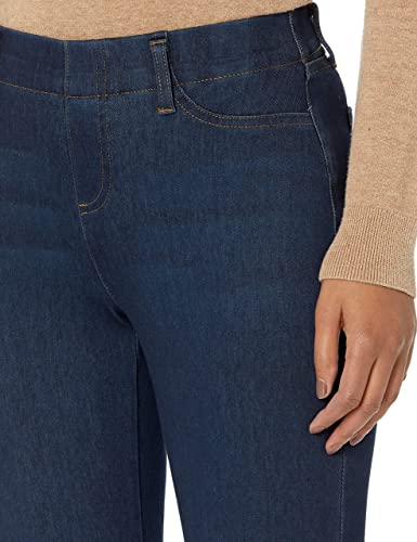 Amazon Essentials Women's Pull-On Mid Rise Stretchy Knit Jegging (Available in Plus Size), Dark Wash, X-Large
