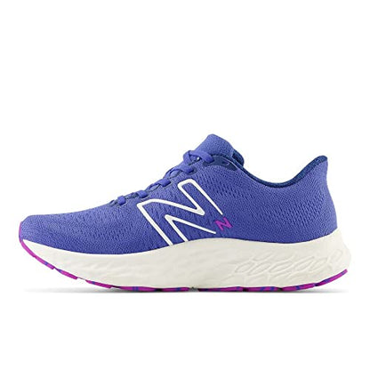 New Balance Women's Fresh Foam X EVOZ V3 Running Shoe, Marine Blue/Night Sky/Cosmic Rose, 5 M