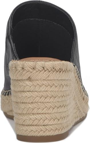 Lucky Brand Women's Cabriah Espadrille Wedge Sandal, Black, 7