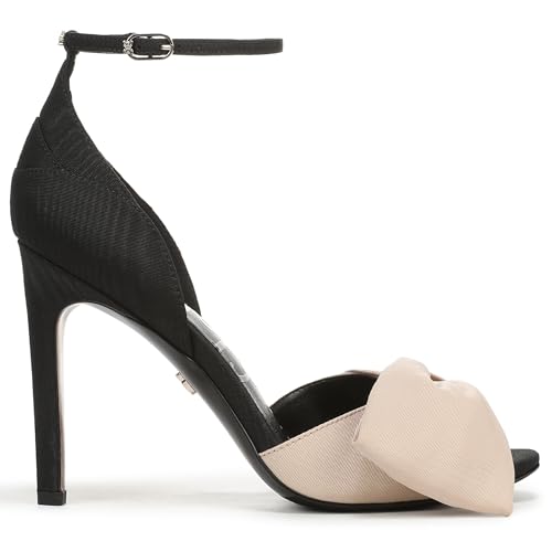 Sam Edelman Women's Ida Heeled Sandal Black/Honey Sand 7 M