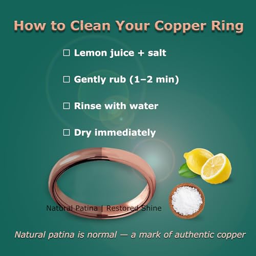 IVY & BAUBLE Pure Uncoated 3mm Copper Ring for Men & Women – Raw Authentic Solid Copper Band – Crafted in USA – Lab-Tested & Wellness Jewelry, Sizes 8