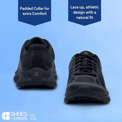 Shoes for Crews Men's Slip-Resistant Work Sneakers - Comfortable, Non-Slip Work Shoes for Men in Food Service, Hospitality, Healthcare & More - Endurance II, Size 11