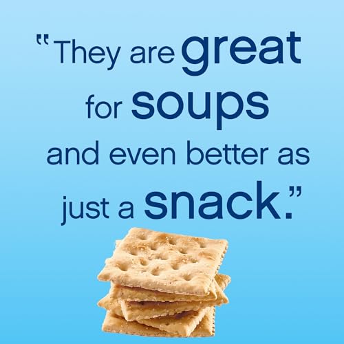 Premium Saltine Crackers, with Whole Grain Wheat, Lunch Snacks, 1.06 lb