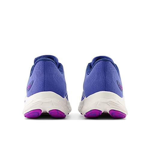 New Balance Women's Fresh Foam X EVOZ V3 Running Shoe, Marine Blue/Night Sky/Cosmic Rose, 5 M