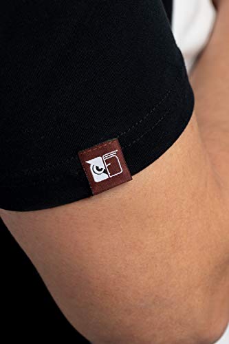 Noctua NP-T2, Unisex Premium Branded chromax T-Shirt (Black) (XXXL)