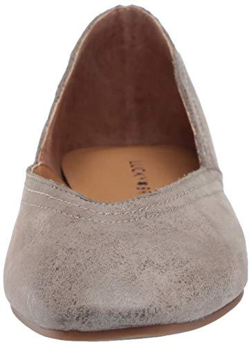 Lucky Brand womens Alba ballet flats, Titanium, 7 US