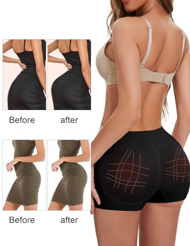 Skims Butt Pads - Butt Lifter Panties Shaperwear for Women Seamless Hip Enahncer Body Shaper Boyshort Padded Underwear