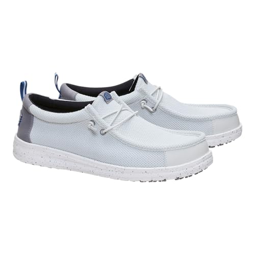 HEYDUDE Wally Work CE Dawn Blue Size 10, Mens Shoes, Men's Slip-on Loafers, Comfortable & Light-Weight
