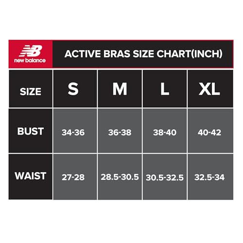 New Balance Women's Seamless Racerback Sports Bra, Medium Impact, Women's Activewear Gym Bras, Removable Pads, Dark Blue, M