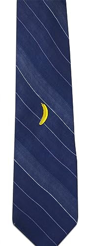 Novel Merk Tropical Fruits – Banana & Other Lapel Pin, Hat Pin & Tie Tack Set - with Clutch Back (3-Banana)