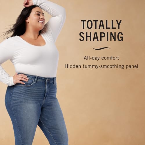Levi Strauss Signature Gold Women's Totally Shaping Skinny Jeans Mid-Rise Stretch Denim (Available in Plus Size), Cape Town, 10 Short