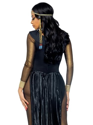 Queen Cleopatra Costume - Women's Egyptian Goddess Outfit with Headpiece