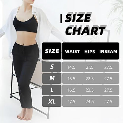 Stanpetix Joggers for Women with Pockets - Black Sports Pants Sweatpants for Running Exercise (Black,L)