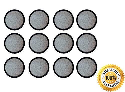 Premium Replacement Charcoal Water Filter Disks for Mr. Coffee Machines - 12 Pack