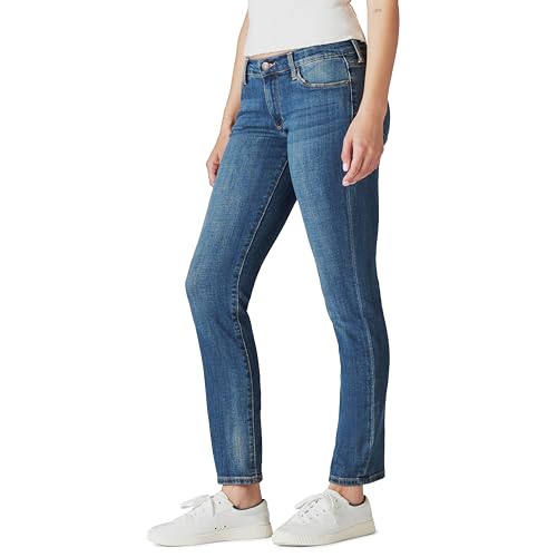 Lucky Brand womens Mid Rise Sweet Straight Jean, Tanzanite, 28W x 30L US