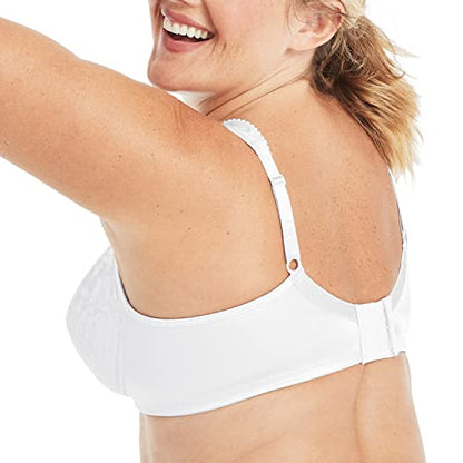 PLAYTEX Womens 18 Hour Ultimate Lift and Support Wire Free Us4745, Available in Single 2-Packs Bras, White, 38B US