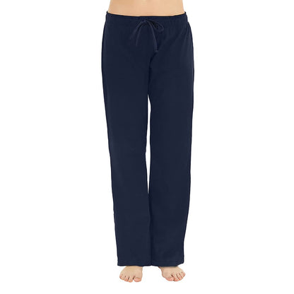 Women's Cotton Pajama Pants - Soft Comfortable Lounge Sleep Bottoms
