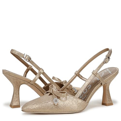 Circus NY by Sam Edelman Women's Monica Pump, Soft Gold, 7