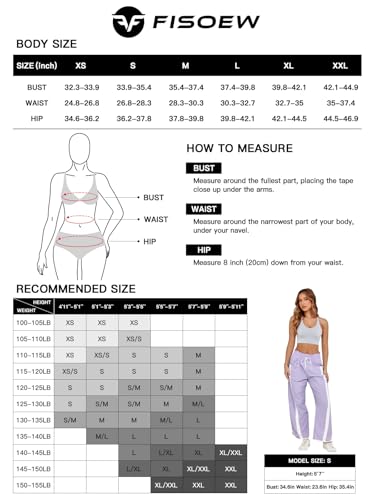 Fisoew Women's Baggy Wide Leg Pants Casual Drawstring Elastic Waisted Contrast Color Workout Y2K Track Pants Black