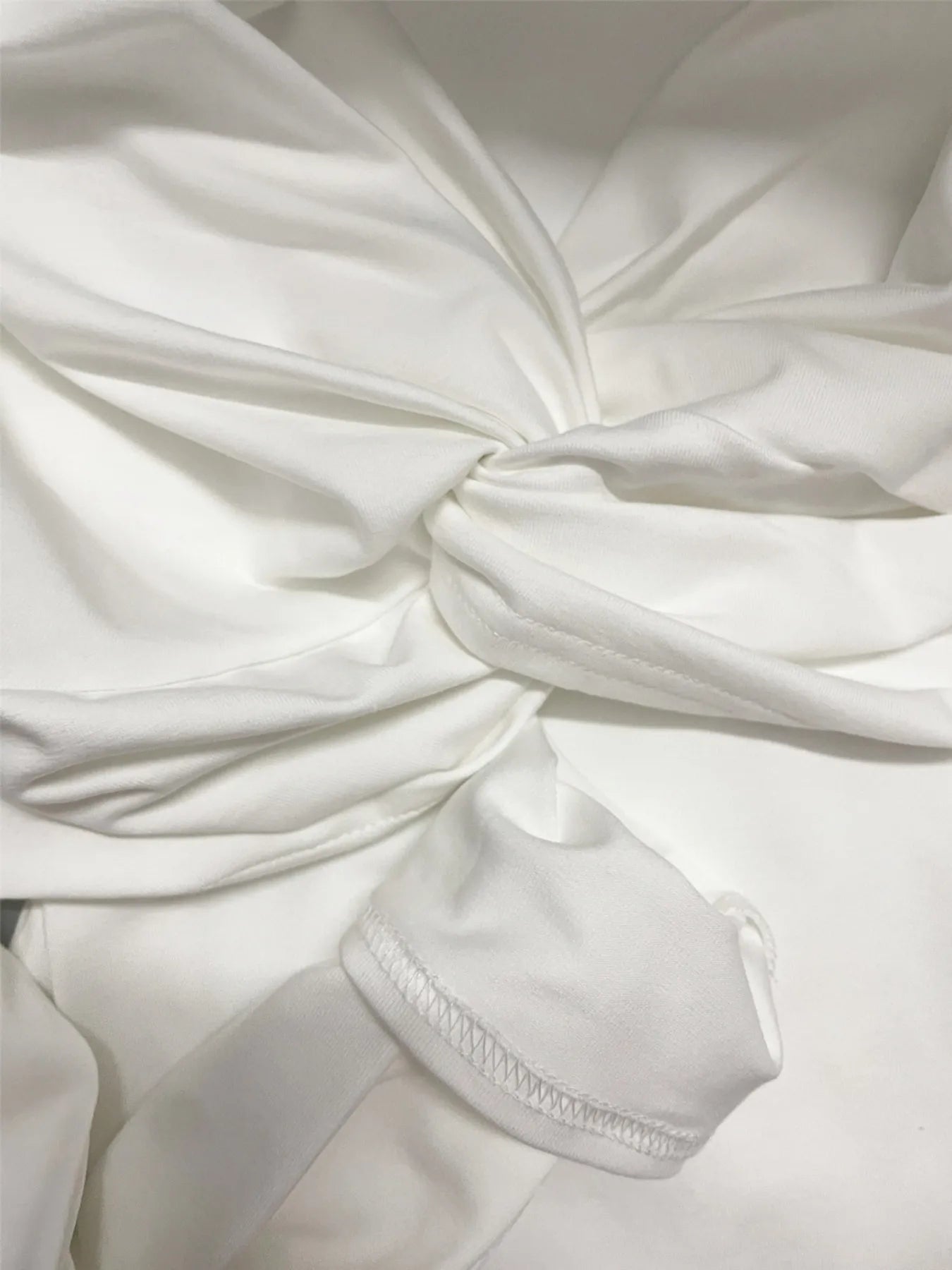 Twist Front Long Sleeve Bodysuit