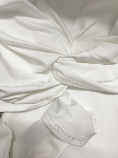 Twist Front Long Sleeve Bodysuit