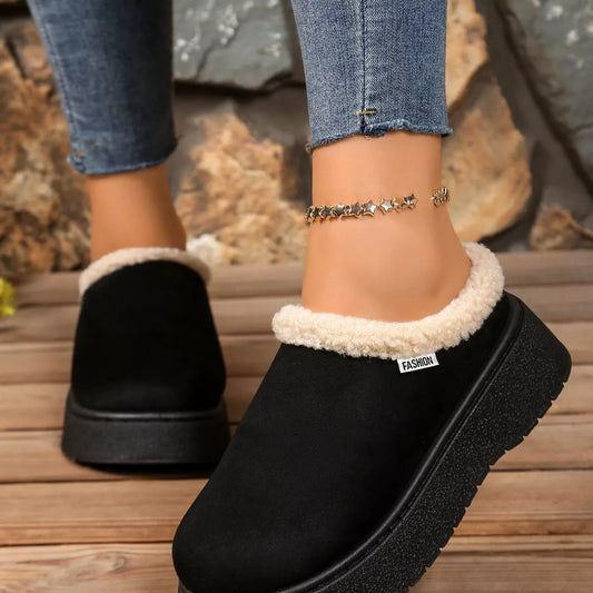 Plush Lined Platform Boots