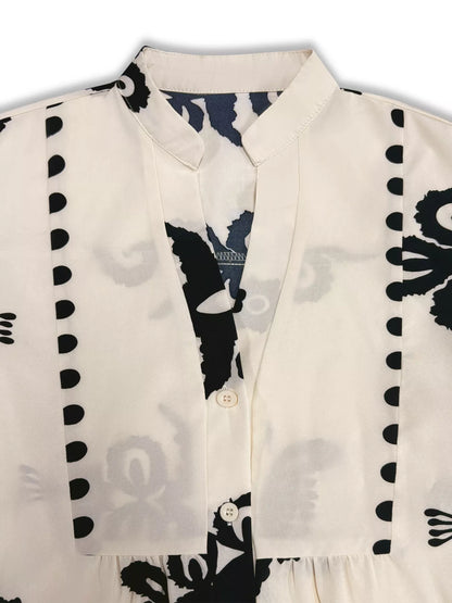 Bohemian Print Tiered Midi Dress