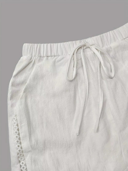 Wide Leg Cropped Pants