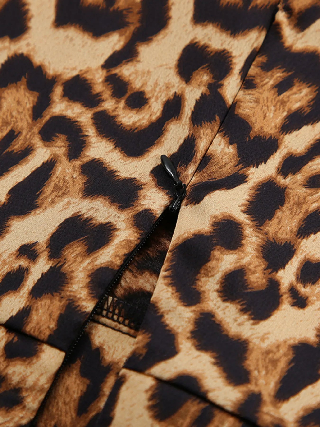 Leopard Print Mini Skirt