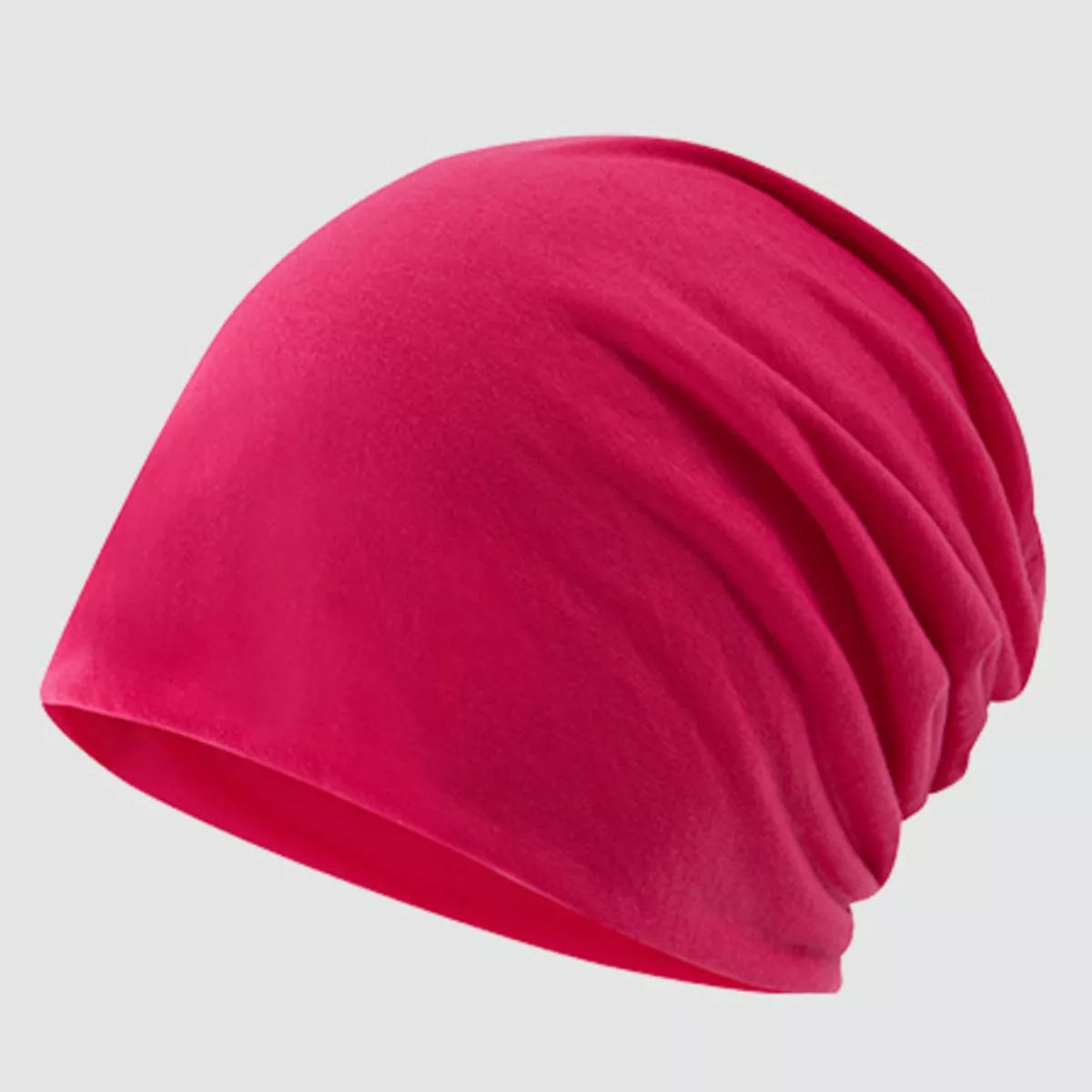 Slouchy Beanie Hat Rose Red One Size