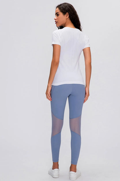 Millennia Round Neck Short Sleeve Active T-Shirt