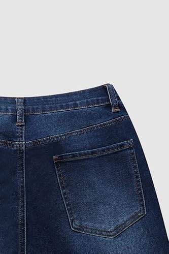 PEIHOT High Waisted Bell Bottom Jeans for Women 90s Ripped Stretchy Flare Jeans Wide Leg Bootcut Denim Pants 2025 Trendy