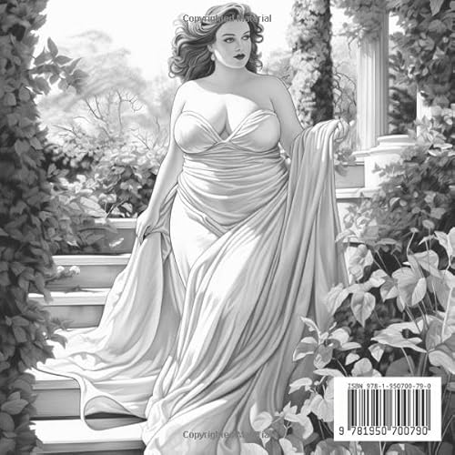 Big Beautiful Women: Plus Size Fashion Illustration Coloring Book