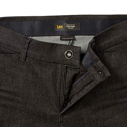 Lee Women's Ultra Lux Comfort with Flex Motion Trouser Pant Black 6 Medium